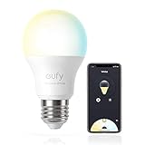eufy Lumos Smart Bulb 2.0 - Tunable White, Soft White to Daylight, 9W, Compatible with Alexa and the Google Assistant, No Hub Required, Wi-Fi, 60W Equivalent, Dimmable LED Bulb, A19, E26, 800 Lumens